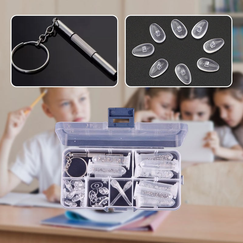 Kit d'accessoires de réparation pour lunettes