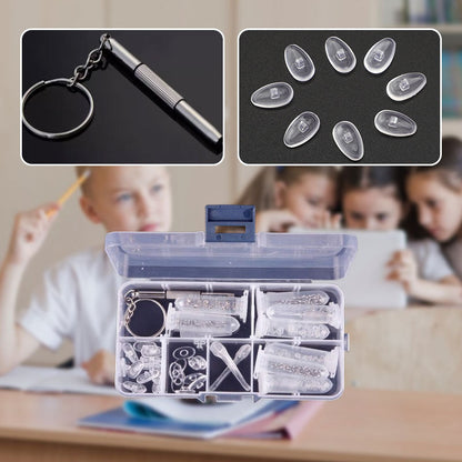 Kit d'accessoires de réparation pour lunettes