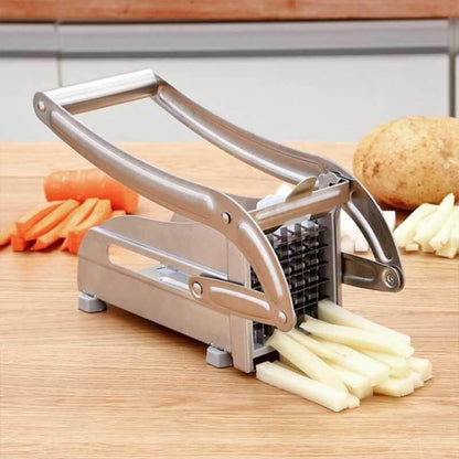 📢📢40% DE RÉDUCTION !! ⏰Trancheuse à Pommes de Terre & Concombres – Inox – 4 Ventouses & Lame Pro for Cuisine