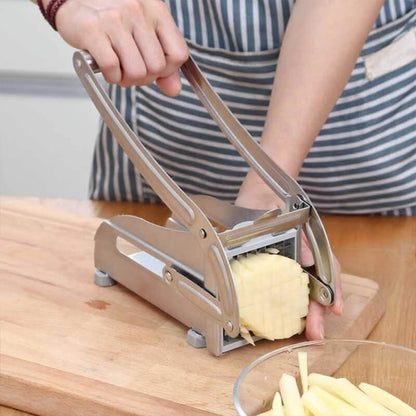📢📢40% DE RÉDUCTION !! ⏰Trancheuse à Pommes de Terre & Concombres – Inox – 4 Ventouses & Lame Pro for Cuisine