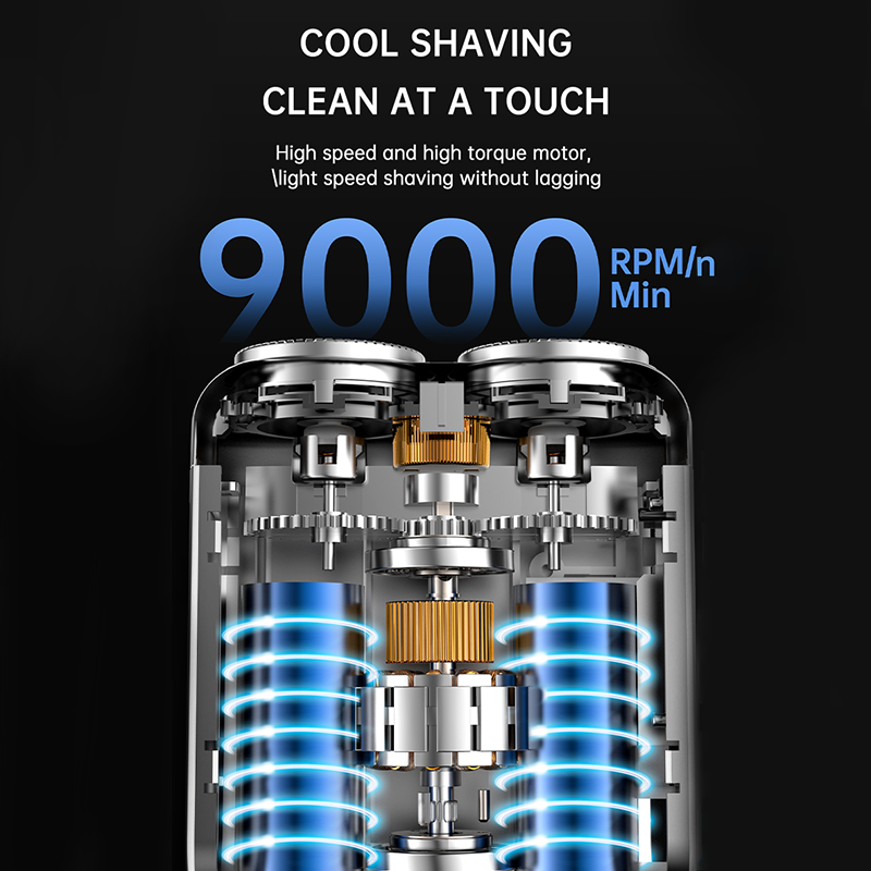 🪒 PROMO LIMITÉE 50% DE RÉDUCTION ! ⚡ Mini Rasoir Électrique Portable Homme – Détection AI, Tête Magnétique, Charge Rapide 🧔