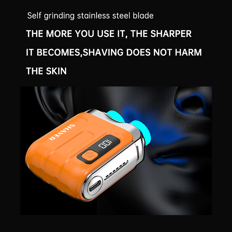 🪒 PROMO LIMITÉE 50% DE RÉDUCTION ! ⚡ Mini Rasoir Électrique Portable Homme – Détection AI, Tête Magnétique, Charge Rapide 🧔