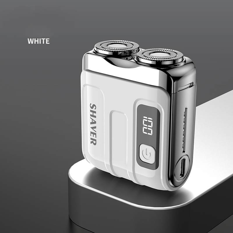 🪒 PROMO LIMITÉE 50% DE RÉDUCTION ! ⚡ Mini Rasoir Électrique Portable Homme – Détection AI, Tête Magnétique, Charge Rapide 🧔