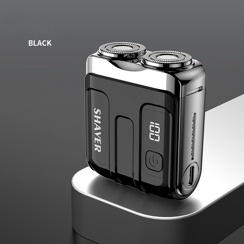 🪒 PROMO LIMITÉE 50% DE RÉDUCTION ! ⚡ Mini Rasoir Électrique Portable Homme – Détection AI, Tête Magnétique, Charge Rapide 🧔