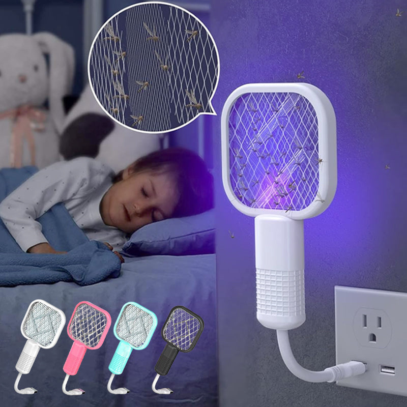 📢📢50% DE RÉDUCTION !! ⏰ Mini Tapette à Mouche Électrique USB – Rechargeable, Puissant & Idéal pour la Maison 🏠