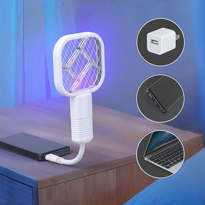 📢📢50% DE RÉDUCTION !! ⏰ Mini Tapette à Mouche Électrique USB – Rechargeable, Puissant & Idéal pour la Maison 🏠