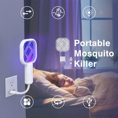 📢📢50% DE RÉDUCTION !! ⏰ Mini Tapette à Mouche Électrique USB – Rechargeable, Puissant & Idéal pour la Maison 🏠