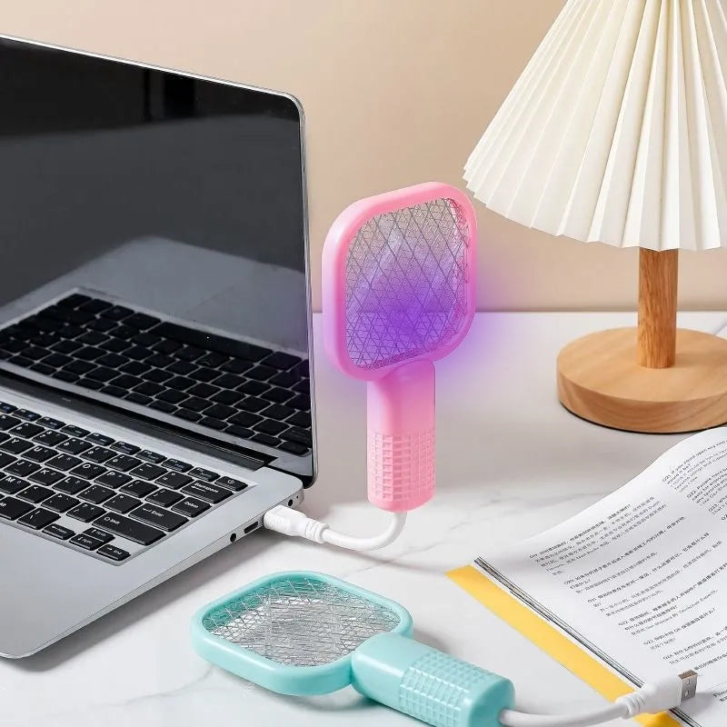 📢📢50% DE RÉDUCTION !! ⏰ Mini Tapette à Mouche Électrique USB – Rechargeable, Puissant & Idéal pour la Maison 🏠