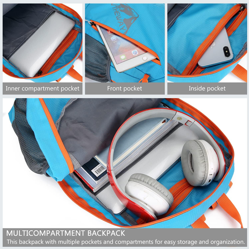 Sac à dos de camping pliable et étanche