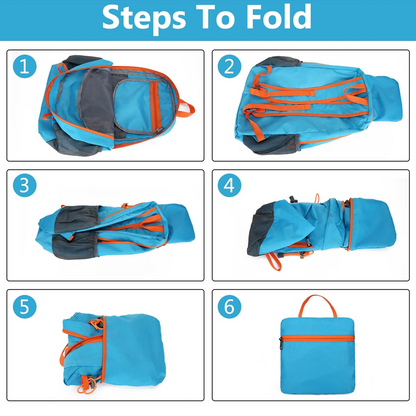 Sac à dos de camping pliable et étanche