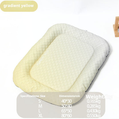 📢📢40 % DE RÉDUCTION !! ⏰Coussin rafraîchissant 3D pour chiens et chats – Nid doux en perles de gel, matelas à air pour été, tissu respirant, fraîcheur naturelle sans excès💤❄️