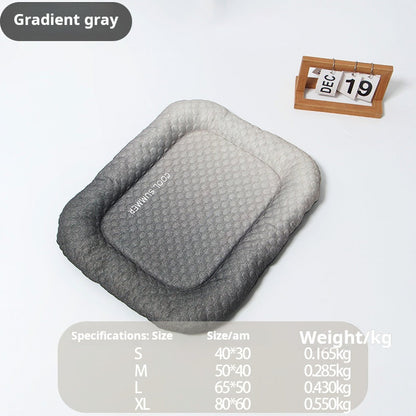 📢📢40 % DE RÉDUCTION !! ⏰Coussin rafraîchissant 3D pour chiens et chats – Nid doux en perles de gel, matelas à air pour été, tissu respirant, fraîcheur naturelle sans excès💤❄️