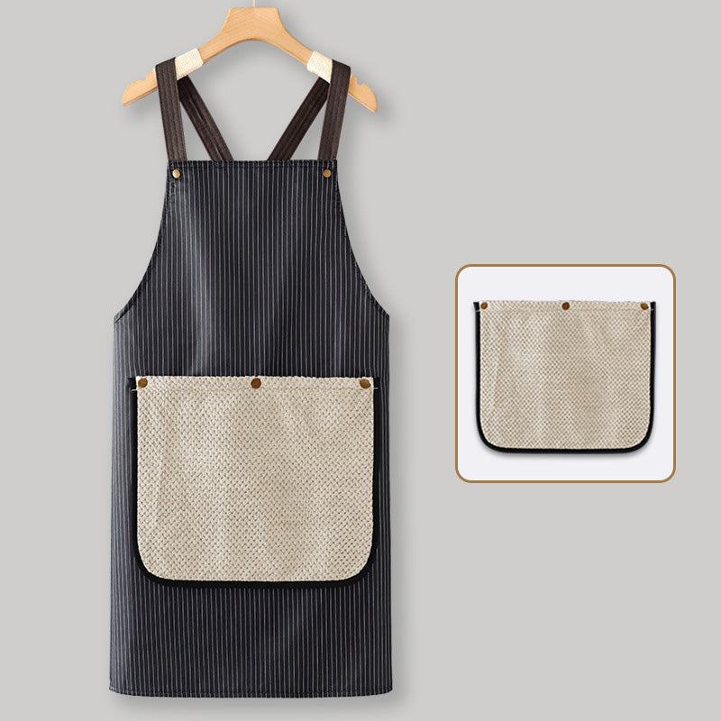 📢📢-40% !! ⏰Tablier Imperméable à Dos Croisé avec Serviette Amovible