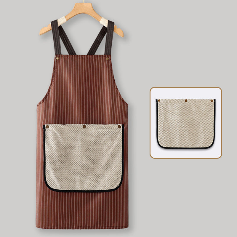 📢📢-40% !! ⏰Tablier Imperméable à Dos Croisé avec Serviette Amovible
