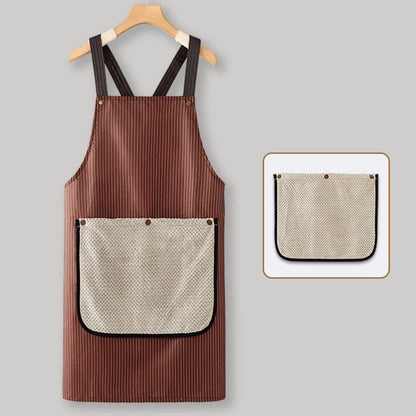 📢📢-40% !! ⏰Tablier Imperméable à Dos Croisé avec Serviette Amovible