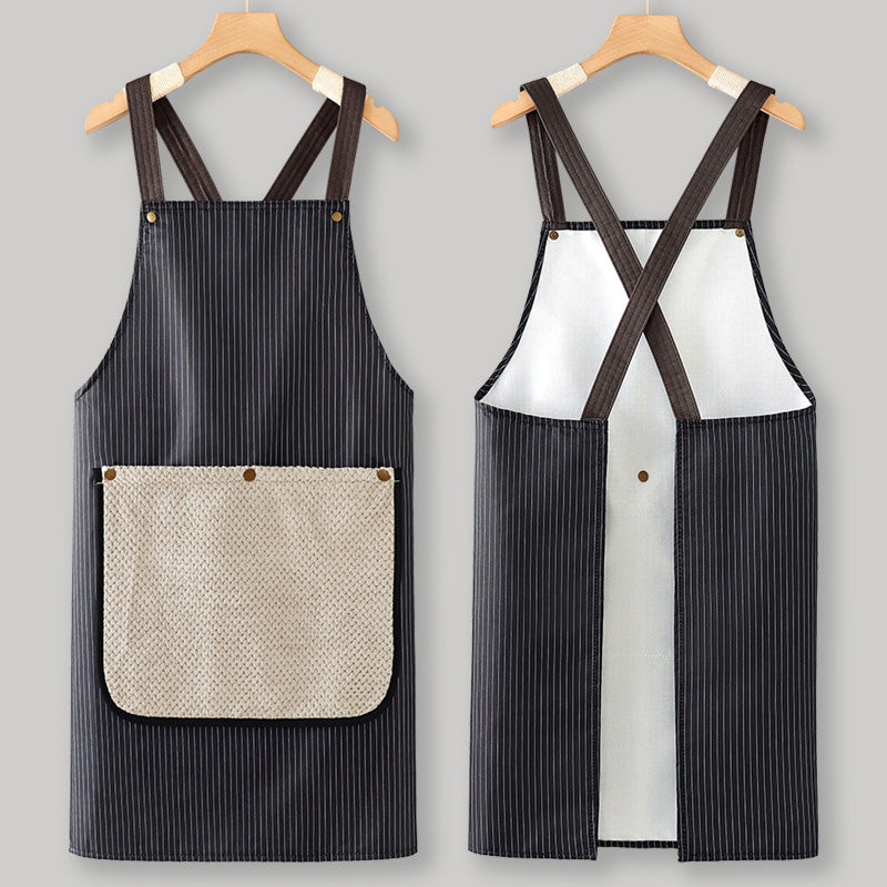 📢📢-40% !! ⏰Tablier Imperméable à Dos Croisé avec Serviette Amovible