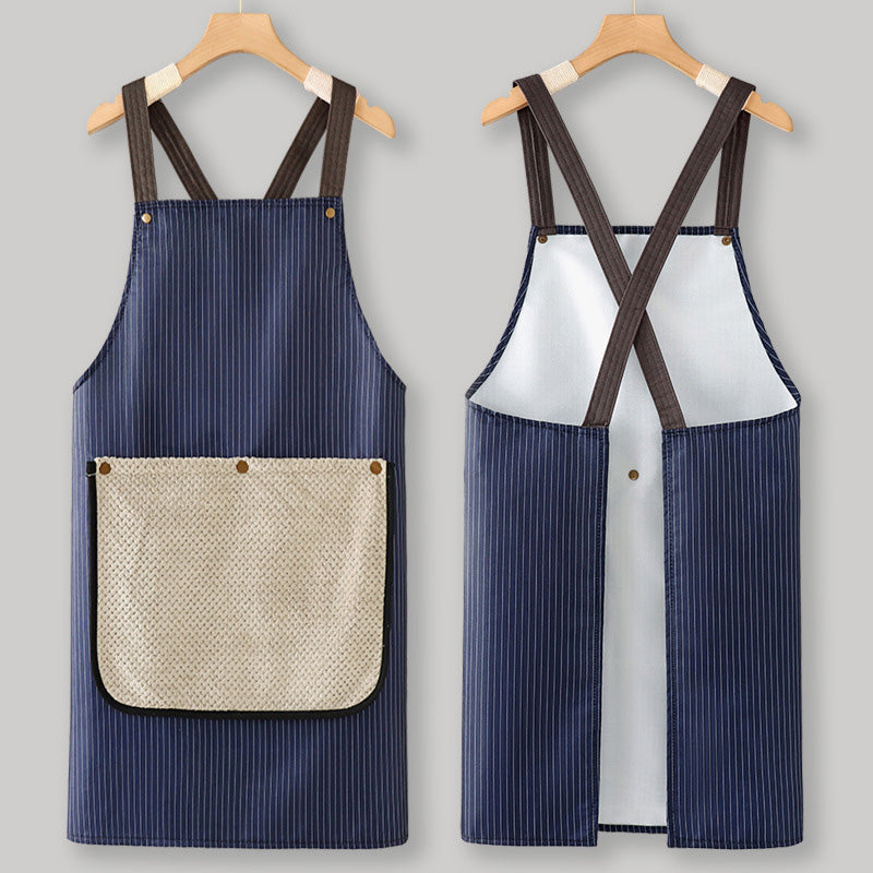 📢📢-40% !! ⏰Tablier Imperméable à Dos Croisé avec Serviette Amovible