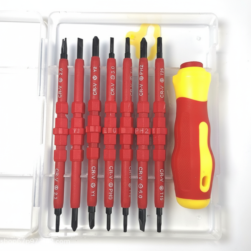 📢📢40 % DE RÉDUCTION !! ⏰Jeu de tournevis isolés pour électriciens à usage intensif