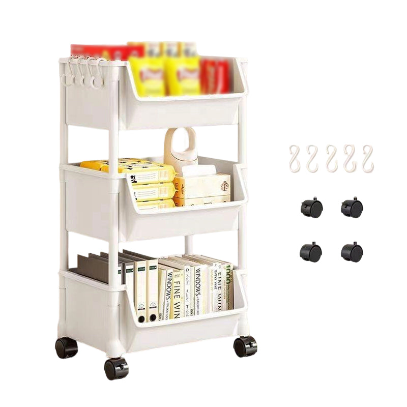 📢📢50 % de réduction !!⏰Chariot de rangement à roulettes à plusieurs niveaux pour espaces étroits
