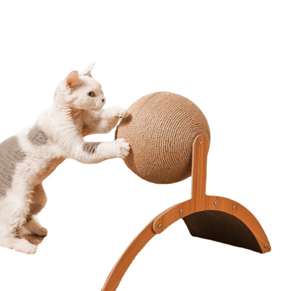 ✨ Nouveauté 2026 | Boule à Gratter Naturelle en Sisal | Chat Heureux, Canapé Préservé 😻【-50%】