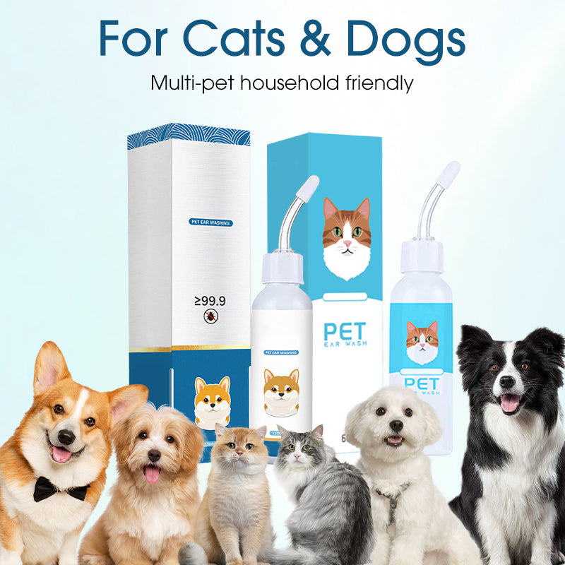 🐶🐱 Nettoyant pour oreilles | Soulage les démangeaisons chez les chiens et les chats 👂