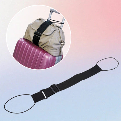 🧳✨ PROMO "ACHETEZ 1, OBTENEZ 1 GRATUIT" ! Sangle de Bagage Mains Libres – Fixation Sécurisée, Élastique Réglable, 35g, Idéale Aéroports & Gares 🔥