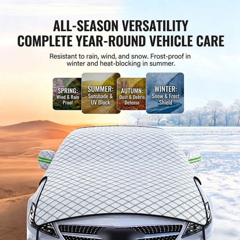 🥳VENTE CHAUDE 2026🥳💞50.000+ VENDUS !👵❤️ 50 % DE RÉDUCTION ! Bâche Partielle Épaisse pour Voiture – Protection Soleil et Neige