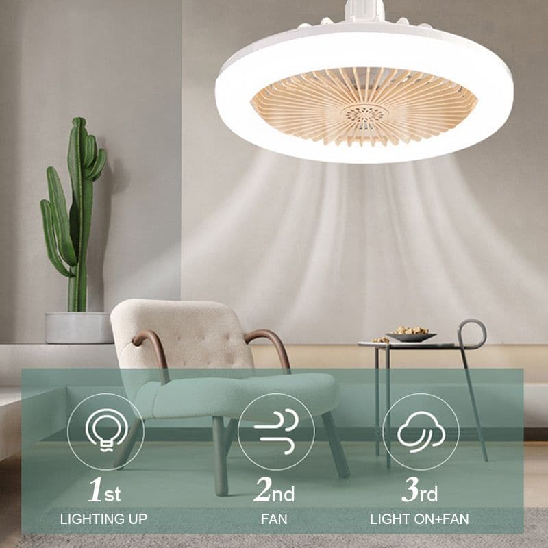 💡 PROMO LIMITÉE 50% DE RÉDUCTION ! 🌀 Ventilateur Plafond LED avec Télécommande – Silencieux, 3 Modes, Dimmable 🏠