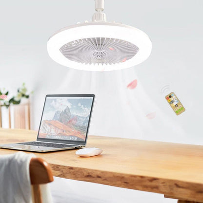 💡 PROMO LIMITÉE 50% DE RÉDUCTION ! 🌀 Ventilateur Plafond LED avec Télécommande – Silencieux, 3 Modes, Dimmable 🏠