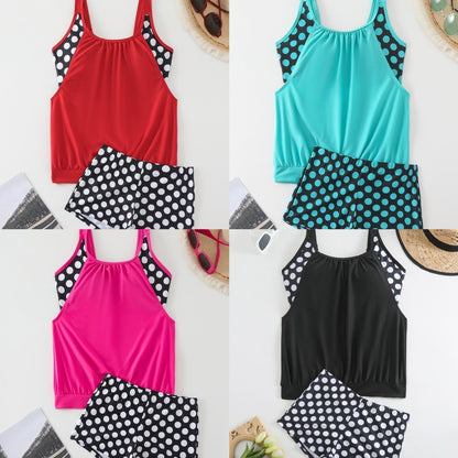 📢📢40% DE RÉDUCTION !! ⏰Ensemble bikini deux pièces à pois pour femme