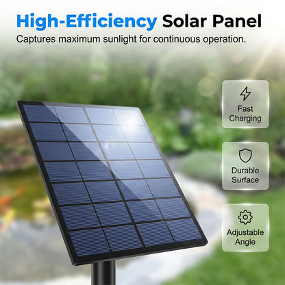 Aérateur solaire pour bassin avec pompe à air