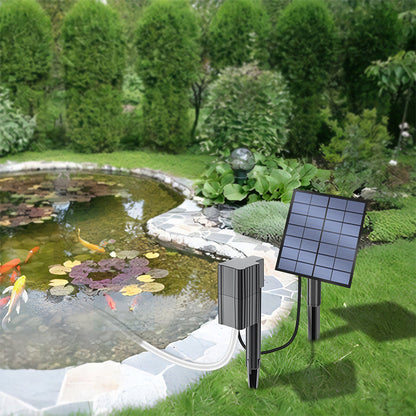 Aérateur solaire pour bassin avec pompe à air