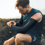 📢📢1 achetés 1 offert !! ⏰Manches de Compression Sportives Rafraîchissantes – Protection UV UPF 50+, Anti-Transpiration, Respirantes – Parfaites pour la Course, le Vélo, le Golf ou le Travail en Extérieur 🚴‍♂️🏃‍♀️