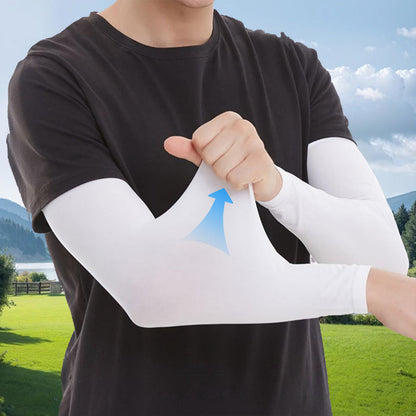 📢📢1 achetés 1 offert !! ⏰Manches de Compression Sportives Rafraîchissantes – Protection UV UPF 50+, Anti-Transpiration, Respirantes – Parfaites pour la Course, le Vélo, le Golf ou le Travail en Extérieur 🚴‍♂️🏃‍♀️