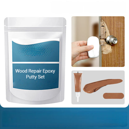 📢📢50 % DE RÉDUCTION !! ⏰Kit Mastic Époxy Bois – Rebouchage Facile, Adhérence Forte, Finition Invisible ✨