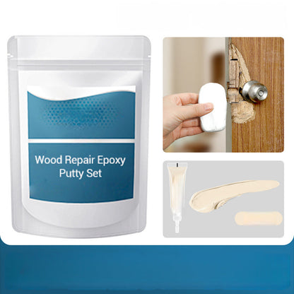 📢📢50 % DE RÉDUCTION !! ⏰Kit Mastic Époxy Bois – Rebouchage Facile, Adhérence Forte, Finition Invisible ✨