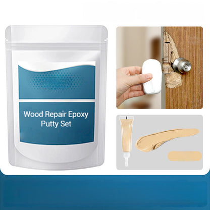📢📢50 % DE RÉDUCTION !! ⏰Kit Mastic Époxy Bois – Rebouchage Facile, Adhérence Forte, Finition Invisible ✨