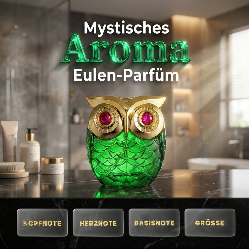🦉 50 % DE RÉDUCTION EN CE MOMENT ! 🌙 Eau de parfum « Mystical » – Un parfum mystérieux et un flacon élégant en forme de chouette – Longue tenue, idéal comme cadeau ou pour affirmer votre style 💎✨