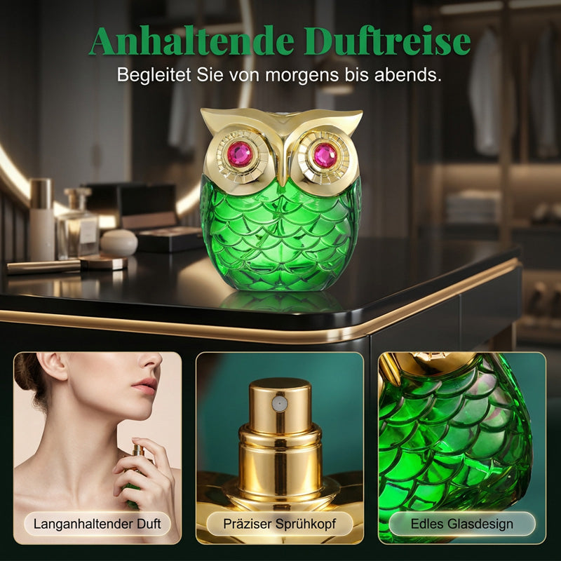 🦉 50 % DE RÉDUCTION EN CE MOMENT ! 🌙 Eau de parfum « Mystical » – Un parfum mystérieux et un flacon élégant en forme de chouette – Longue tenue, idéal comme cadeau ou pour affirmer votre style 💎✨