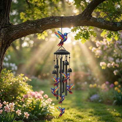 Carillons éoliens commémoratifs en métal vintage pour jardin