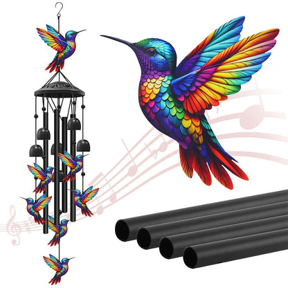📢📢50 % DE RÉDUCTION !! ⏰Carillon Éolien Vintage Métal Jardin – Aluminium Anodisé, Son Apaisant, Résistant aux Intempéries, 2 Tailles, Idéal Terrasse & Balcon 🌿
