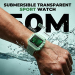 ⌚️💧🌟 OFFRE LIMITÉE 50% DE RÉDUCTION! Montre Numérique Transparente et Étanche – Design Transparent, Léger, Affichage LED Clair – Parfaite pour la Salle de Sport, le Bureau ou les Sorties Nocturnes 🏋️‍♂️💼🌙