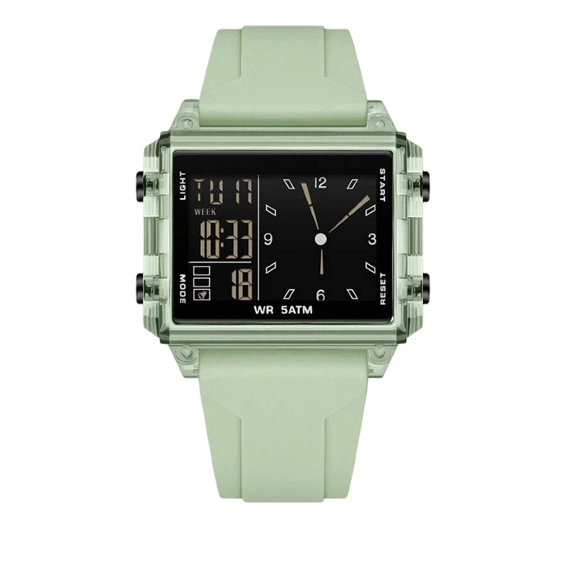 ⌚️💧🌟 OFFRE LIMITÉE 50% DE RÉDUCTION! Montre Numérique Transparente et Étanche – Design Transparent, Léger, Affichage LED Clair – Parfaite pour la Salle de Sport, le Bureau ou les Sorties Nocturnes 🏋️‍♂️💼🌙
