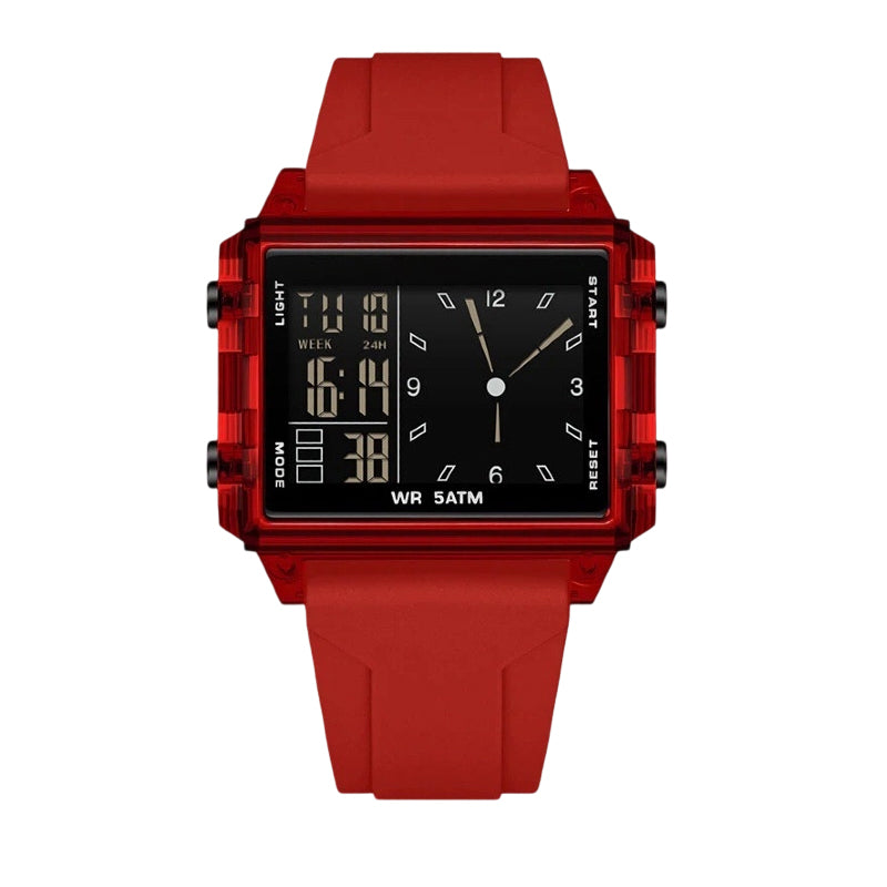 ⌚️💧🌟 OFFRE LIMITÉE 50% DE RÉDUCTION! Montre Numérique Transparente et Étanche – Design Transparent, Léger, Affichage LED Clair – Parfaite pour la Salle de Sport, le Bureau ou les Sorties Nocturnes 🏋️‍♂️💼🌙