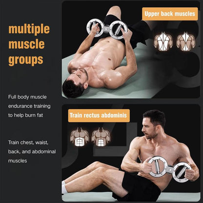 🏋️✨ PROMO -54% ! Appareil Musculation Bras Rotation 360° – Résistance 5,4kg Réglable, Avant-Bras Poignets Force Préhension, Compact Rangement Facile · Homme & Femme · Argenté 💪