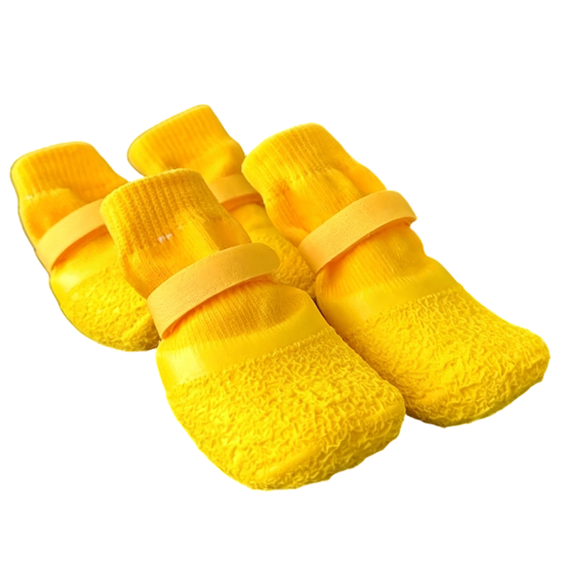 🐶 ACHETEZ 1, OBTENEZ 1 GRATUIT ! ✨ Chaussettes chien antidérapantes imperméables – Semelle caoutchouc & adhérence texturée – Sangle ajustable, tricot respirant, 5 coloris, tailles S/M/L – parfaites pour les promenades par tous les temps 🐾🌧️