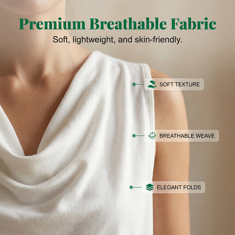 👗 PROMO LIMITÉE 50% DE RÉDUCTION ! 💥 Robe Slim Fit Col Bénitier – Sans Manches, Poches Latérales, Polyvalente ✨