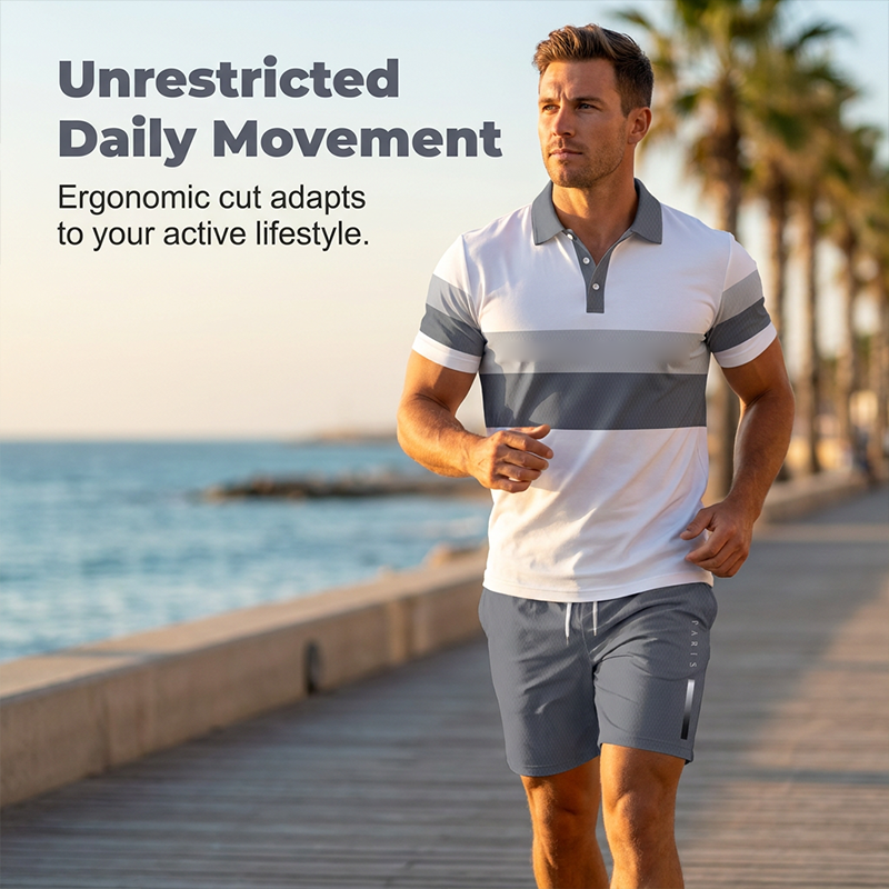 📢📢 -60% ⏰ Ensemble deux pièces homme : chemise et short