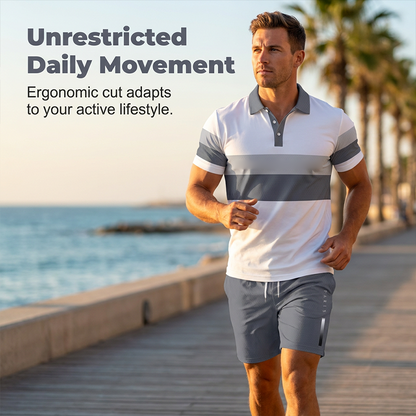 📢📢 -60% ⏰ Ensemble deux pièces homme : chemise et short