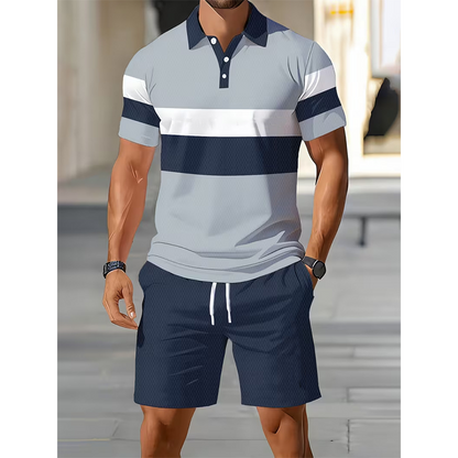 📢📢 -60% ⏰ Ensemble deux pièces homme : chemise et short